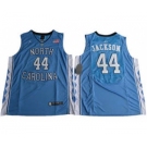 North Carolina #44 Justin Jackson Blue Basketball Stitched NCAA Jersey