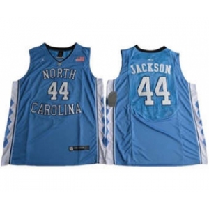 North Carolina #44 Justin Jackson Blue Basketball Stitched NCAA Jersey