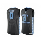 North Carolina Tar Heels #0 Nate Britt Black College Basketball Jersey