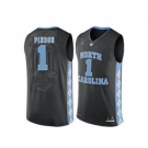 North Carolina Tar Heels #1 Theo Pinson Black College Basketball Jersey