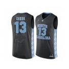 North Carolina Tar Heels #13 Kanler Coker Black College Basketball Jersey