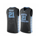 North Carolina Tar Heels #21 Seventh Woods Black College Basketball Jersey