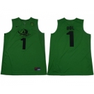 Oregon Ducks #1 Bol Bol Apple Green Limited Stitched College Basketball Jersey