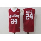 Sooners #24 Buddy Hield Red Basketball New XII Stitched NCAA Jersey