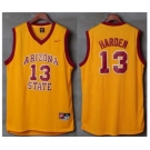 Sun Devils #13 James Harden Gold Basketball Stitched NCAA Jersey