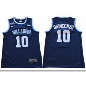 Villanova Wildcats #10 Donte DiVincenzo Navy Blue Stitched NCAA Basketball Jersey