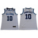 Villanova Wildcats #10 Donte DiVincenzo White Stitched NCAA Basketball Jersey
