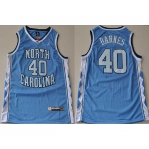 orth Carolina Tar Heels Harrison Barnes #40 Light Blue College Basketball Jersey