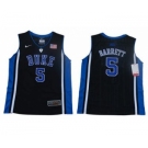 Youth Duke Blue Devils #5 RJ Barrett Black College Basketball Jersey