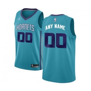 Charlotte Hornets Jordan Brand Teal Swingman Custom Basketball Jersey - Icon Edition