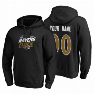 Men Baltimore Ravens Customized Hoodie 003