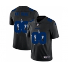 Men's Dallas Cowboys Custom Team Logo Dual Overlap Limited Football Jersey Black