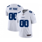 Men's Dallas Cowboys Custom White Team Logo Dual Overlap Limited Football Jersey