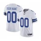 Youth Dallas Cowboys Customized White Custom Football Jersey