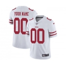 Men's San Francisco 49ers Customized White Vapor Untouchable Custom Limited Football Jersey