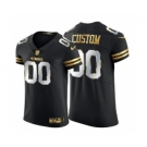 Men's San Francisco 49ers Custom Black Edition Vapor Untouchable Elite Football Jersey