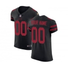 Men's San Francisco 49ers Customized Black Alternate Vapor Untouchable Custom Elite Football Jersey