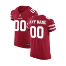 Men's San Francisco 49ers Customized Red Team Color Vapor Untouchable Custom Elite Football Jersey