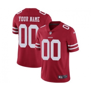Youth San Francisco 49ers Customized Red Team Color Custom Football Jersey