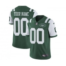 Men's New York Jets Customized Green Team Color Vapor Untouchable Custom Limited Football Jersey