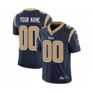 Youth Los Angeles Rams Customized Navy Blue Team Color Custom Football Jersey