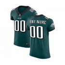 Men's Philadelphia Eagles Customized Midnight Green Team Color Vapor Untouchable Custom Elite Football Jersey