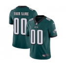 Youth Philadelphia Eagles Customized Midnight Green Team Color Custom Football Jersey