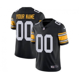 Youth Pittsburgh Steelers Customized Black Alternate Custom Football Jersey