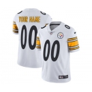 Youth Pittsburgh Steelers Customized White Custom Football Jersey