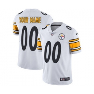 Youth Pittsburgh Steelers Customized White Custom Football Jersey