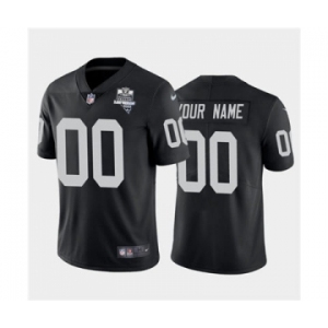 Men's Las Vegas Raiders Black ACTIVE PLAYER Custom 2020 Inaugural Season Vapor Limited Stitched Football Jersey