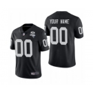 Men's Las Vegas Raiders Custom 2020 Inaugural Season Vapor Limited Football Jersey Black