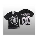 Men's Las Vegas Raiders Custom Black Mitchell & Nell Big Face Fashion Limited Football Jersey