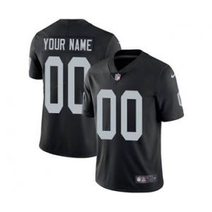 Men's Oakland Raiders Customized Black Team Color Vapor Untouchable Custom Limited Football Jersey