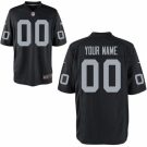 Men's Oakland Raiders Nike Black Custom Game Jerseys