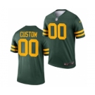 Men's Green Bay Packers ACTIVE PLAYER Custom 2021 Green Legend Stitched Football Jersey