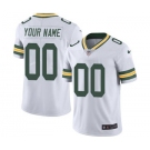 Men's Green Bay Packers Customized White Vapor Untouchable Custom Limited Football Jersey