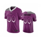 Men's Vikings Customized Vapor Limited City Edition Purple Jersey