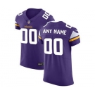 Men's Minnesota Vikings Customized Purple Team Color Vapor Untouchable Custom Elite Football Jersey