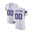 Men's Minnesota Vikings Customized White Vapor Untouchable Custom Elite Football Jersey