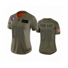 Women's Minnesota Vikings Customized Camo 2019 Salute to Service Limited Jersey