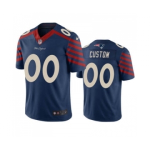 Men's Patriots Customized Vapor Limited City Edition Navy Jersey