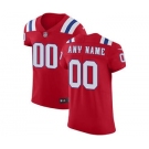 Men's New England Patriots Customized Red Alternate Vapor Untouchable Custom Elite Football Jersey