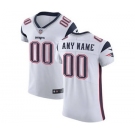 Men's New England Patriots Customized White Vapor Untouchable Custom Elite Football Jersey