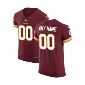 Men's Washington Redskins Customized Burgundy Red Team Color Vapor Untouchable Custom Elite Football Jersey