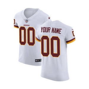 Men's Washington Redskins Customized White Vapor Untouchable Custom Elite Football Jersey