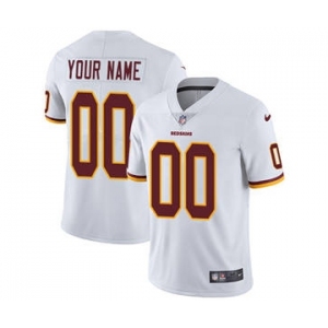 Youth Washington Redskins Customized White Custom Football Jersey
