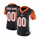 Women's Cincinnati Bengals Black Home Customized Jersey