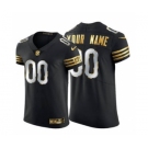 Men's Chicago Bears Custom Black Edition Vapor Untouchable Elite Football Jersey