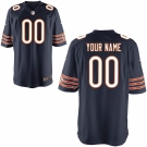 Men's Chicago Bears Nike Navy Custom Game Jersey